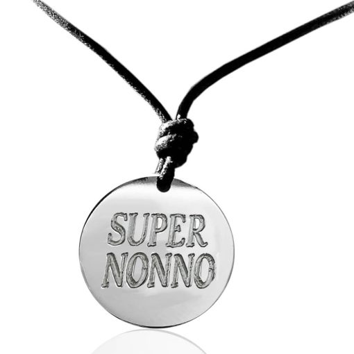 Ciondolo SUPER NONNO in argento 925