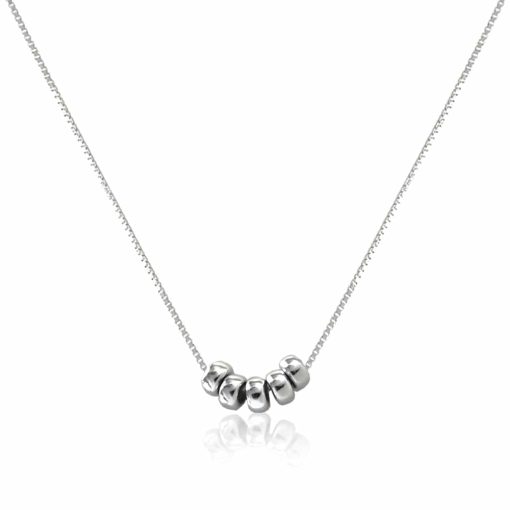 Collana in argento 925 con pepite