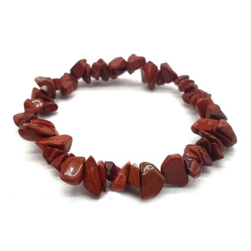 Diaspro rosso bracciale elastico