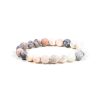 Bracciale con diaspro rosa zebrato