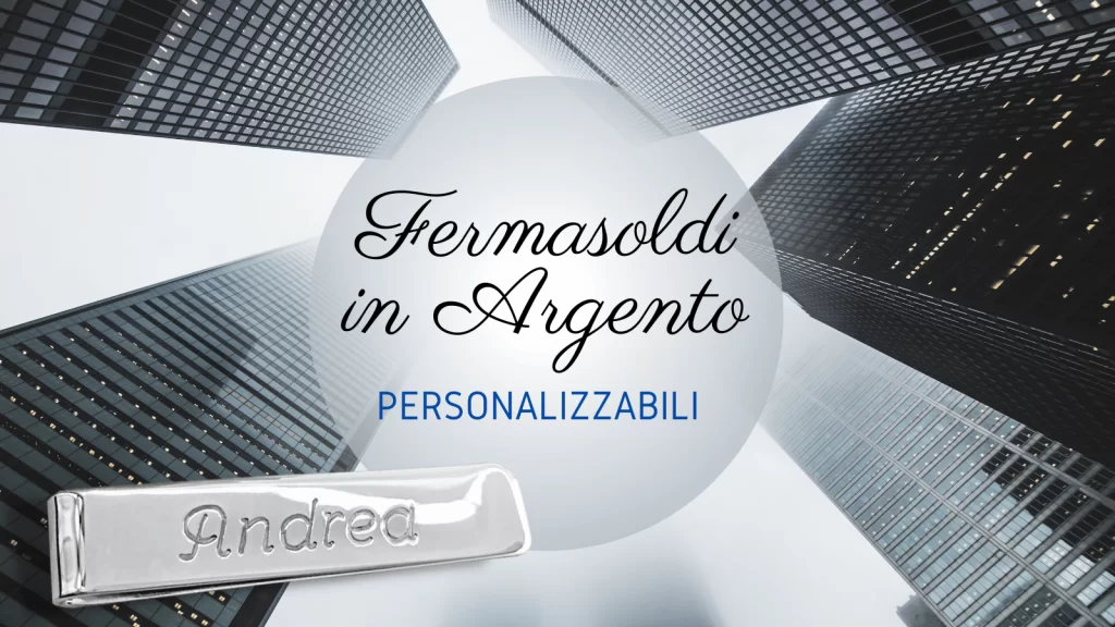 Fermasoldi in Argento Personalizzabile