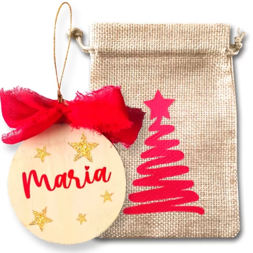 Decorazione di Natale Personalizzata in Legno