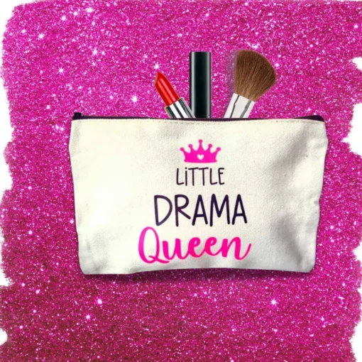 Pochette Multiuso con Scritta Little Drama Queen