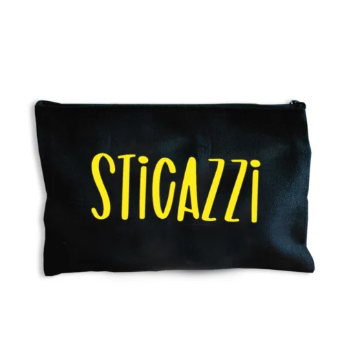 Pochette Multiuso con Scritta Sticazzi