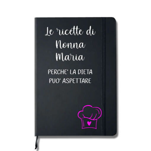 Quaderno Ricette di Nonna Personalizzabile