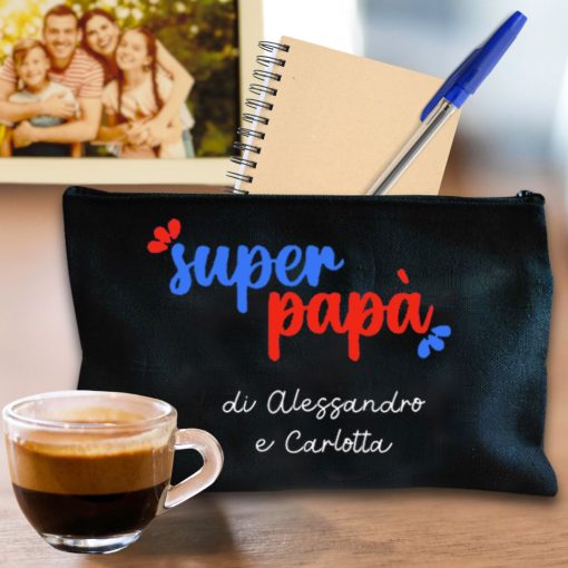 Astuccio Super Papà Personalizzato